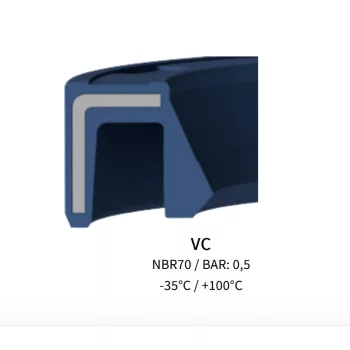 5x10x2 VC rugó nélküli szimering