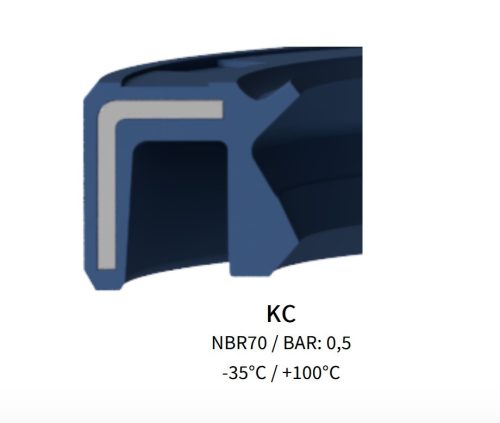 08x12x4 KC rugó nélküli szimering