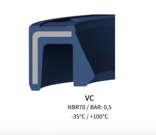 9x15x3 VC rugó nélküli szimering