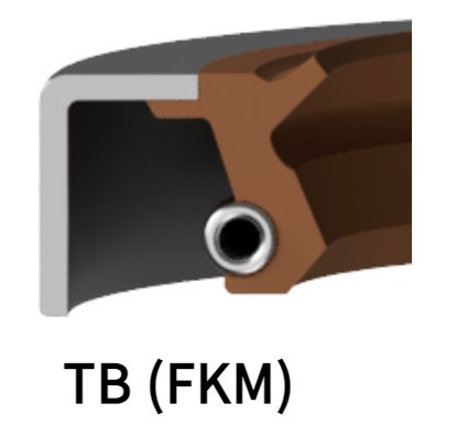 100x130x12 TB viton szimering