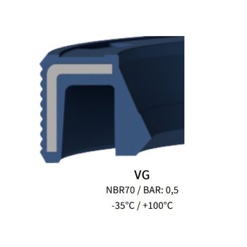 42x52x4 VG rugó nélküli szimering