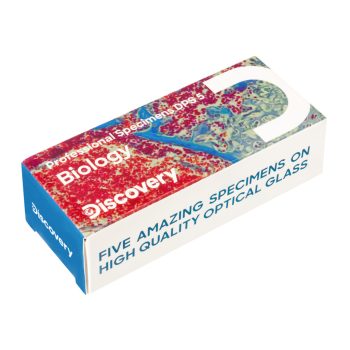   Levenhuk Discovery Prof DPS 5 mikropreparátum mintakészlet. „Biológia”