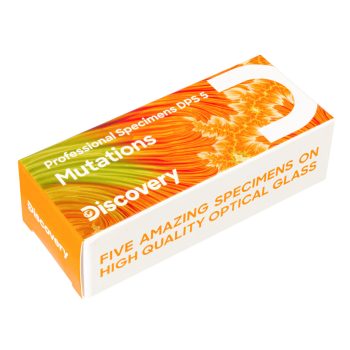   Levenhuk Discovery Prof DPS 5 mikropreparátum mintakészlet. „Mutációk”