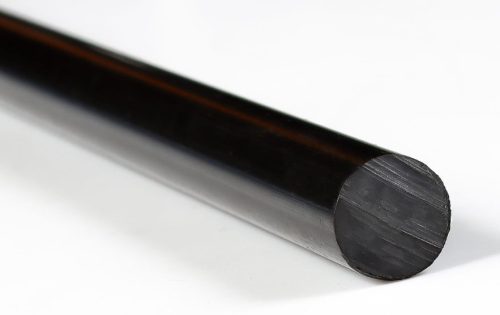 Polipropilén GF30 rúd fekete színben