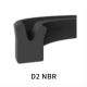 K 06x10x3 D2 NBR rúdtömítés NBR