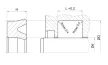 K 32x46x10 UN karmantyú PU