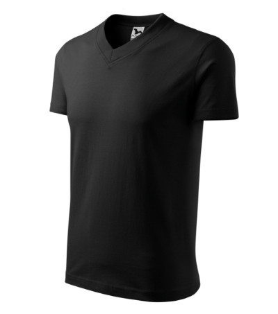 Malfini 102 V-neck unisex póló fekete színben