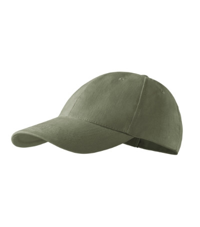 Malfini 305 6P unisex baseball sapka khaki színben