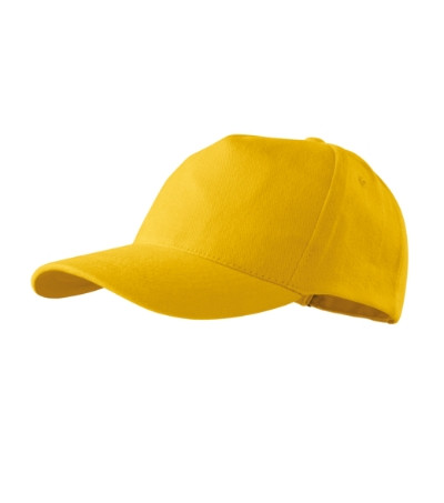 Malfini 307 5P unisex baseball sapka sárga színben