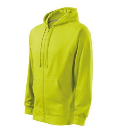 Malfini 410 Trendy Zipper férfi felső lime színben