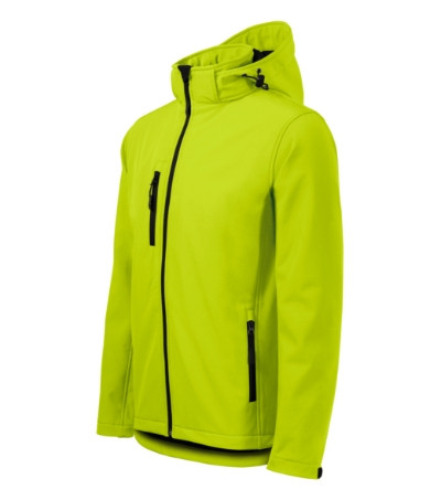 Malfini 522 Performance férfi softshell kabát lime színben