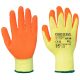 Portwest A150 Classic Grip latex kesztyű narancs színben