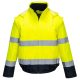 Portwest C464 Hi-Vis 2 az 1-ben Essential Lite bomber kabát sárga/navy színben