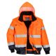 Portwest C465 Hi-Vis 3 az 1-ben bomber dzseki narancs/navy színben