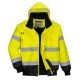 Portwest C465 Hi-Vis 3 az 1-ben bomber dzseki sárga/fekete színben