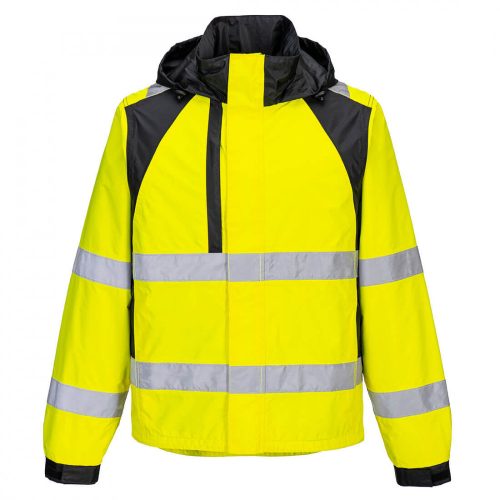 Portwest CD860 WX2 Eco Hi-Vis esőkabát sárga/fekete színben