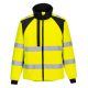 Portwest CD874 WX2 Eco bélelt softshell kabát sárga/fekete színben