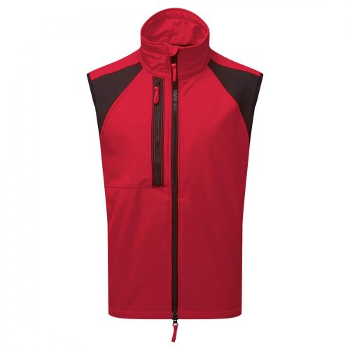 Portwest CD876 WX2 Eco Softshell mellény mélypiros színben