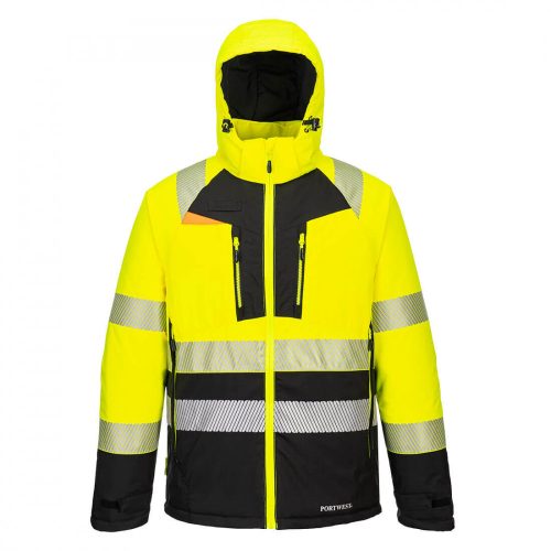 Portwest DX430 DX4 Hi-Vis télikabát sárga/fekete színben