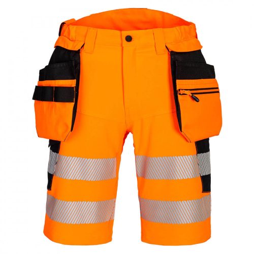 Portwest DX446 DX4 Hi-Vis Holster rövidnadrág narancs/fekete színben