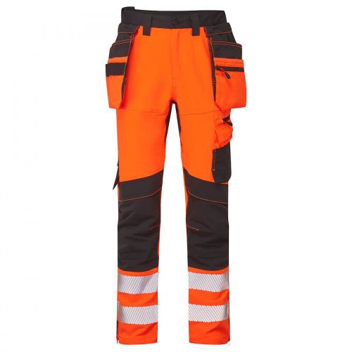 Portwest DX454 DX4 Hi-Vis nadrág narancs/fekete színben