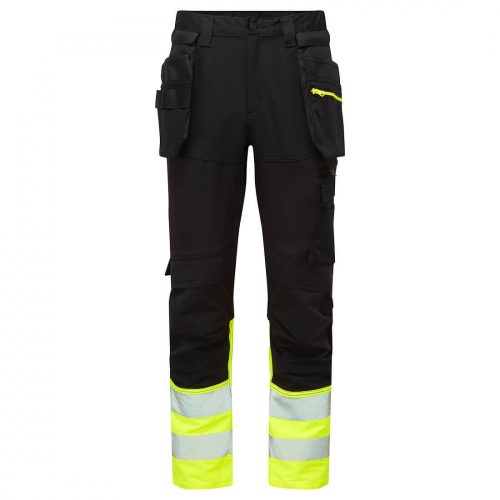 Portwest DX457 DX4 Hi-Vis nadrág sárga/fekete színben