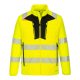 Portwest DX473 DX4 Hi-Vis Hybrid Baffle kabát sárga/fekete színben