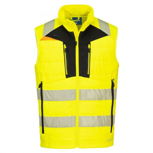 Portwest DX479 DX4 Hi-Vis Softshell Mellény sárga/fekete színben