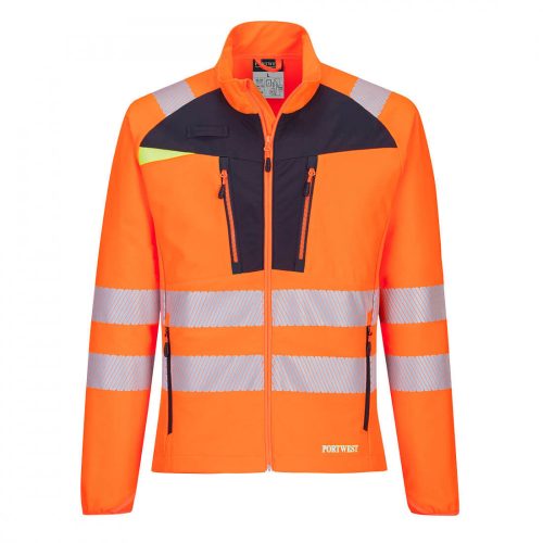 Portwest DX481 DX4 Hi-Vis Zip Base felső narancs/fekete színben