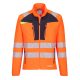 Portwest DX481 DX4 Hi-Vis Zip Base felső narancs/fekete színben