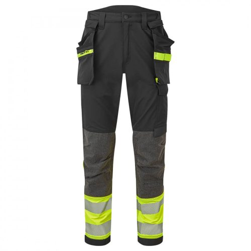 Portwest EV442 EV4 Hi-Vis Stretch nadrág sárga/fekete színben