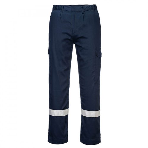 Portwest FR412 FR Lightweight antisztatikus nadrág navy színben