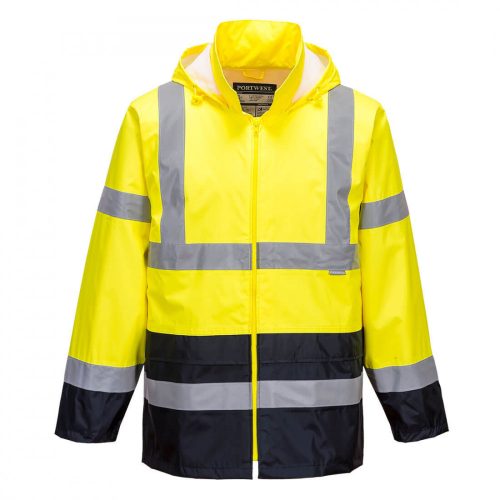 Portwest H443 Hi-Vis Classic Contrast esődzseki sárga/navy színben