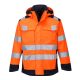 Portwest MV70 Modaflame Rain Multi Norm Arc kabát narancs/navy színben