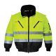 Portwest PJ50 Hi-Vis 3-in-1 Pilota kabát sárga/fekete színben