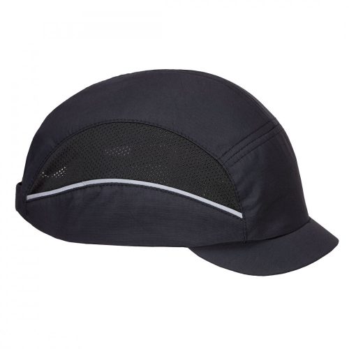 Portwest PS69 AirTech Bump Cap Micro Peak sapka fekete színben