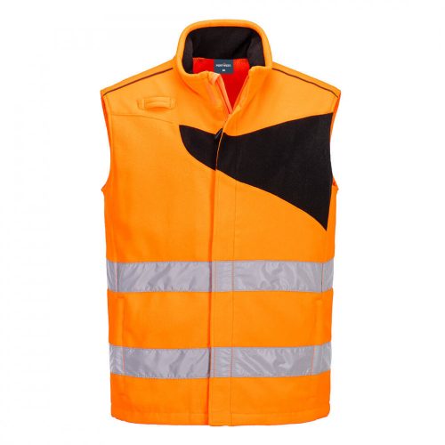 Portwest PW231 PW2 Hi-Vis polár felső narancs/fekete színben