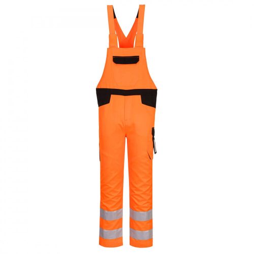 Portwest PW244 PW2 Hi-Vis kantáros nadrág narancs/fekete színben