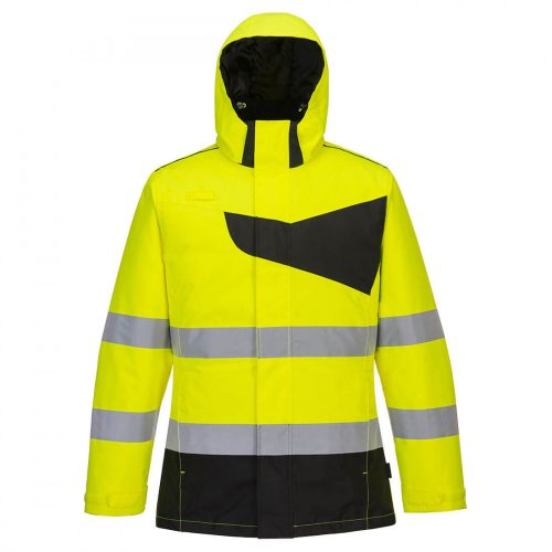 Portwest PW261 PW2 Hi-Vis télikabát sárga/fekete színben