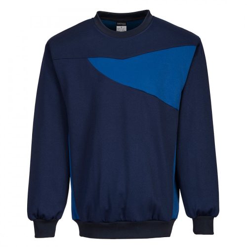 Portwest PW273 PW2 Crew Neck pulóver navy/királykék színben