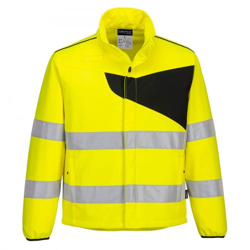 Portwest PW275 PW2 Hi-Vis Softshell felső sárga/fekete színben