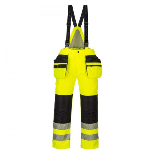 Portwest PW351 PW3 Hi-Vis téli nadrág sárga/fekete színben