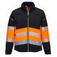 Portwest PW375 PW3 Hi-Vis softshell kabát fekete/narancs színben