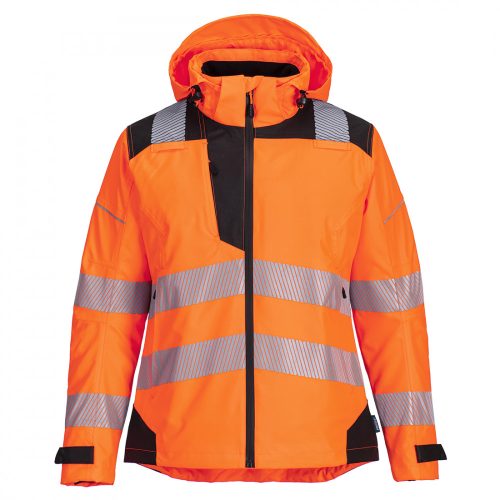 Portwest PW389 PW3 Hi-Vis női esőkabát narancs/fekete színben