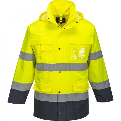 Portwest S162 Hi-Vis Lite 3 az 1-ben kabát sárga/navy színben