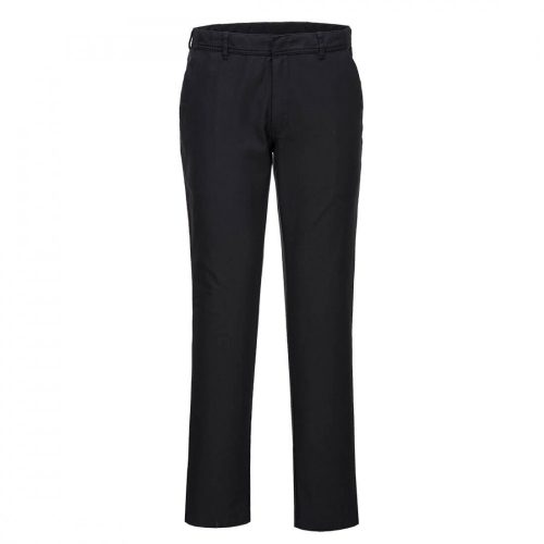 Portwest S235 Női Stretch Slim Chino nadrág fekete színben