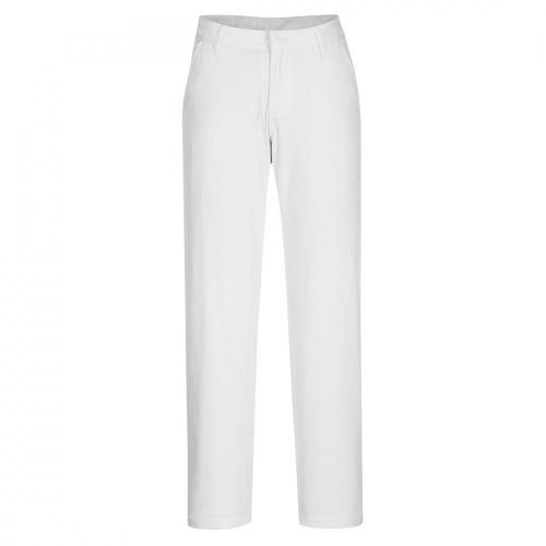 Portwest S235 Női Stretch Slim Chino nadrág fehér színben