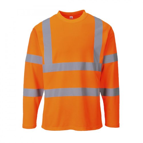 Portwest S278 Hi-Vis hosszú ujjú póló narancs színben