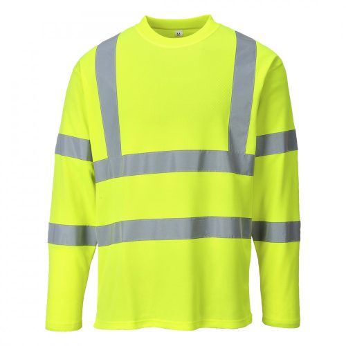 Portwest S278 Hi-Vis hosszú ujjú póló sárga színben