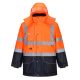 Portwest S426 Hi-Vis 7 az 1-ben kontraszt Traffic kabát narancs/navy színben